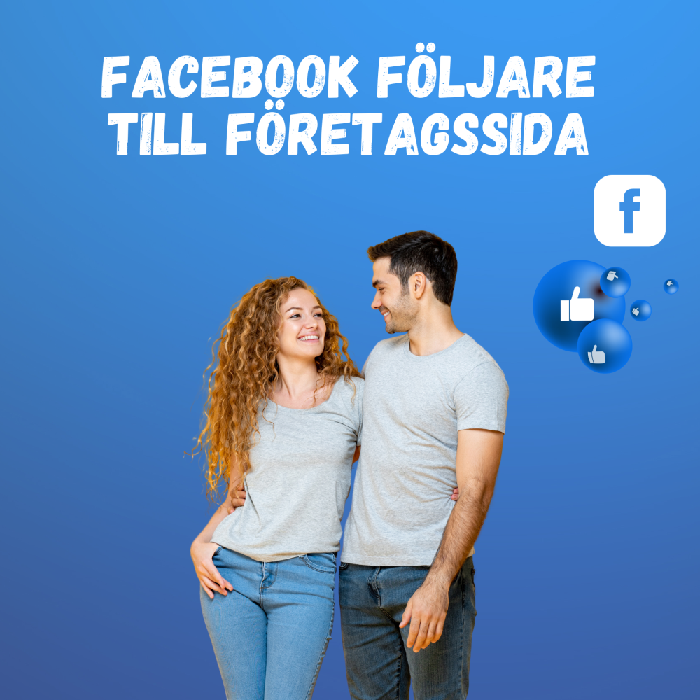 Facebook Följare till företagssida