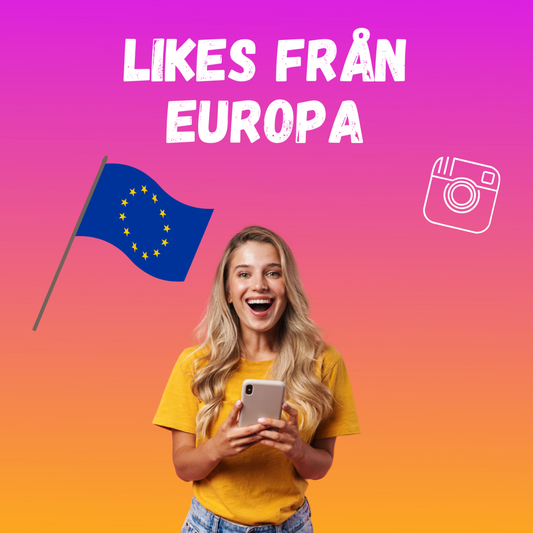 ❤️ Likes från Europa ❤️